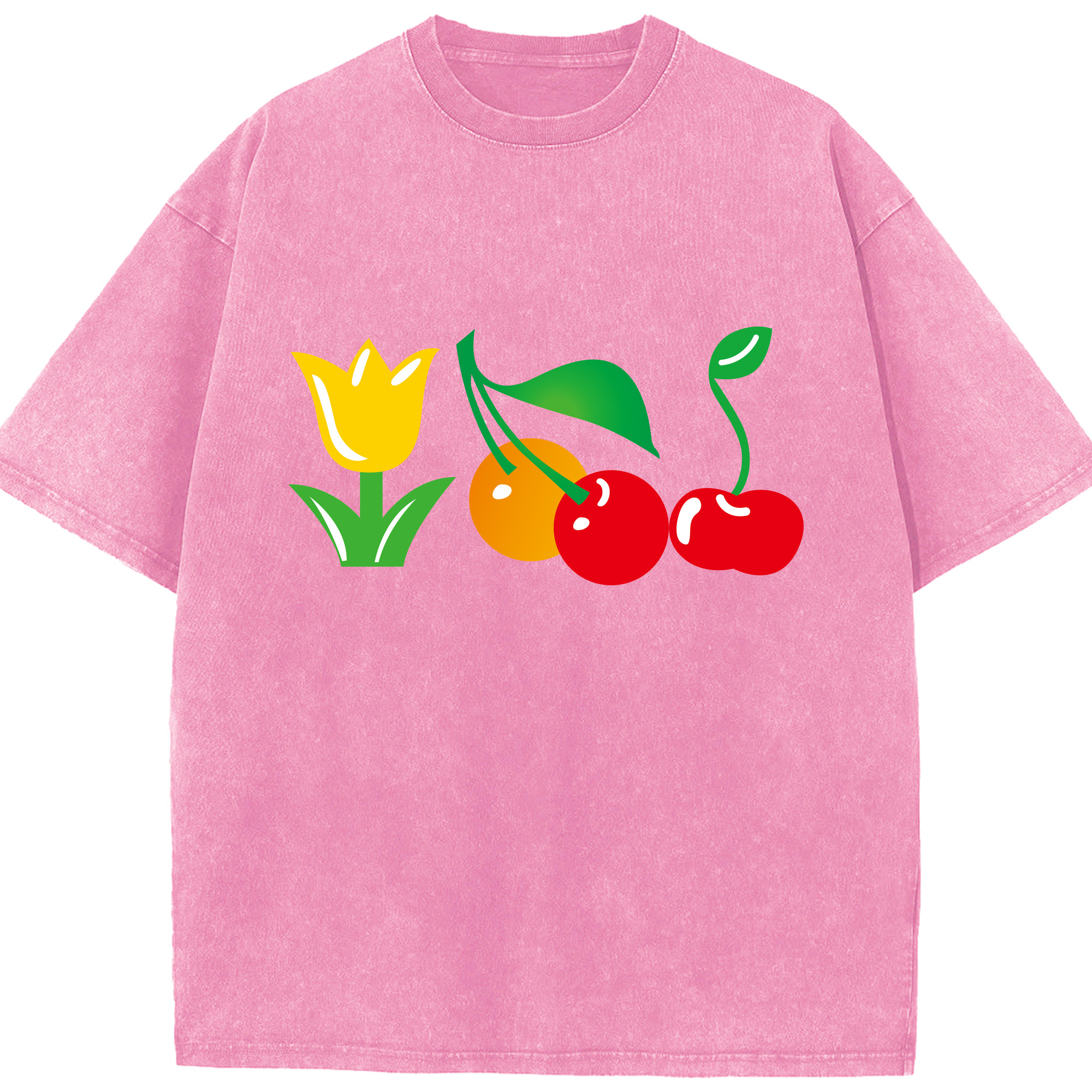 （画像用） Hello Kitty ハローキティ 綿100% ヴィンテージ風 半袖Tシャツ（フロントプリント）